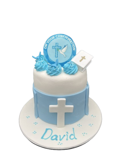 Boys Confirmation Cake